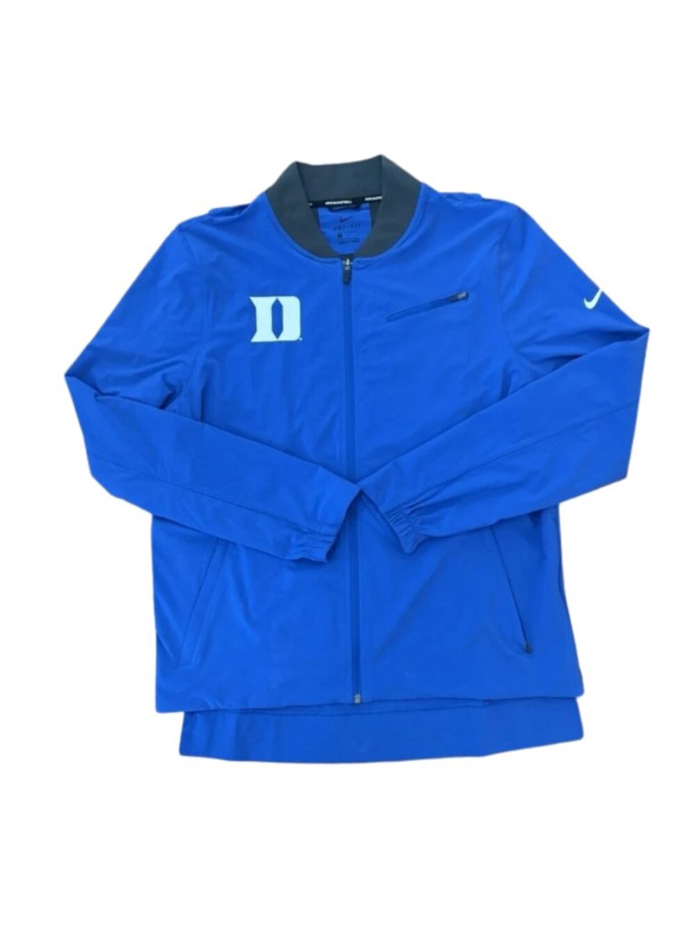 Nike Mens Large Hyperlite Duke Blue Devils Basketball 17' Dri-Fit Warm Up Jacket